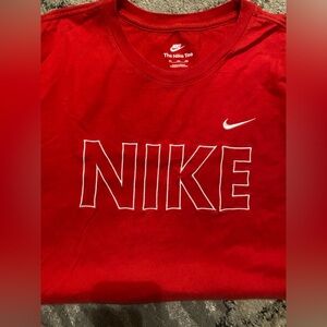 Nike Red Short Sleeve Tee